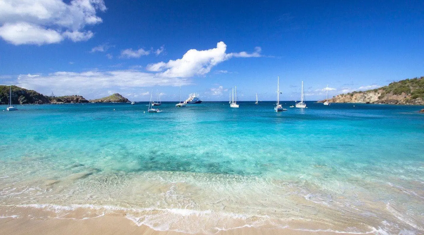 St Barts yacht and beach escape