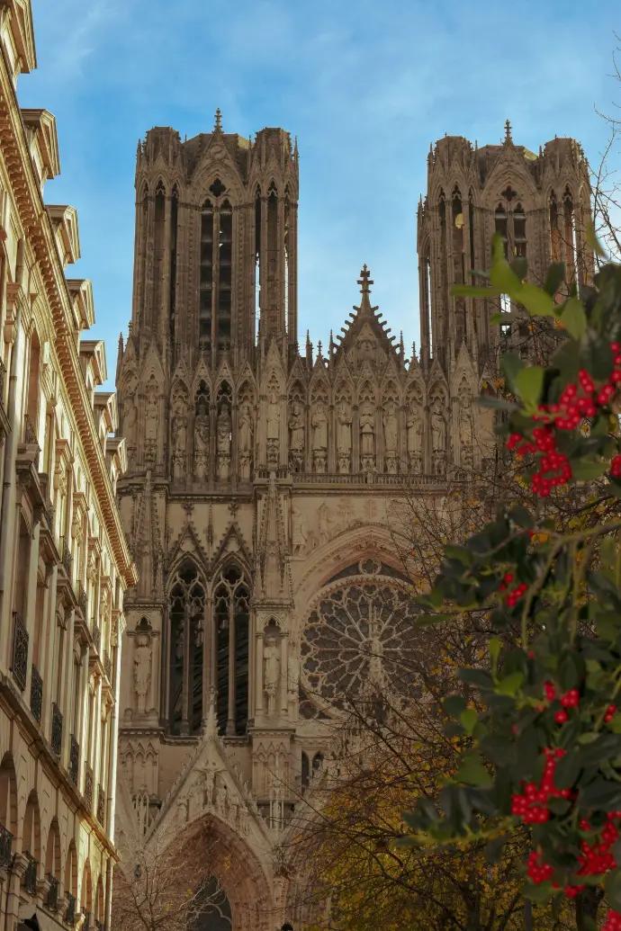 Cathedral of Reims in Champagne