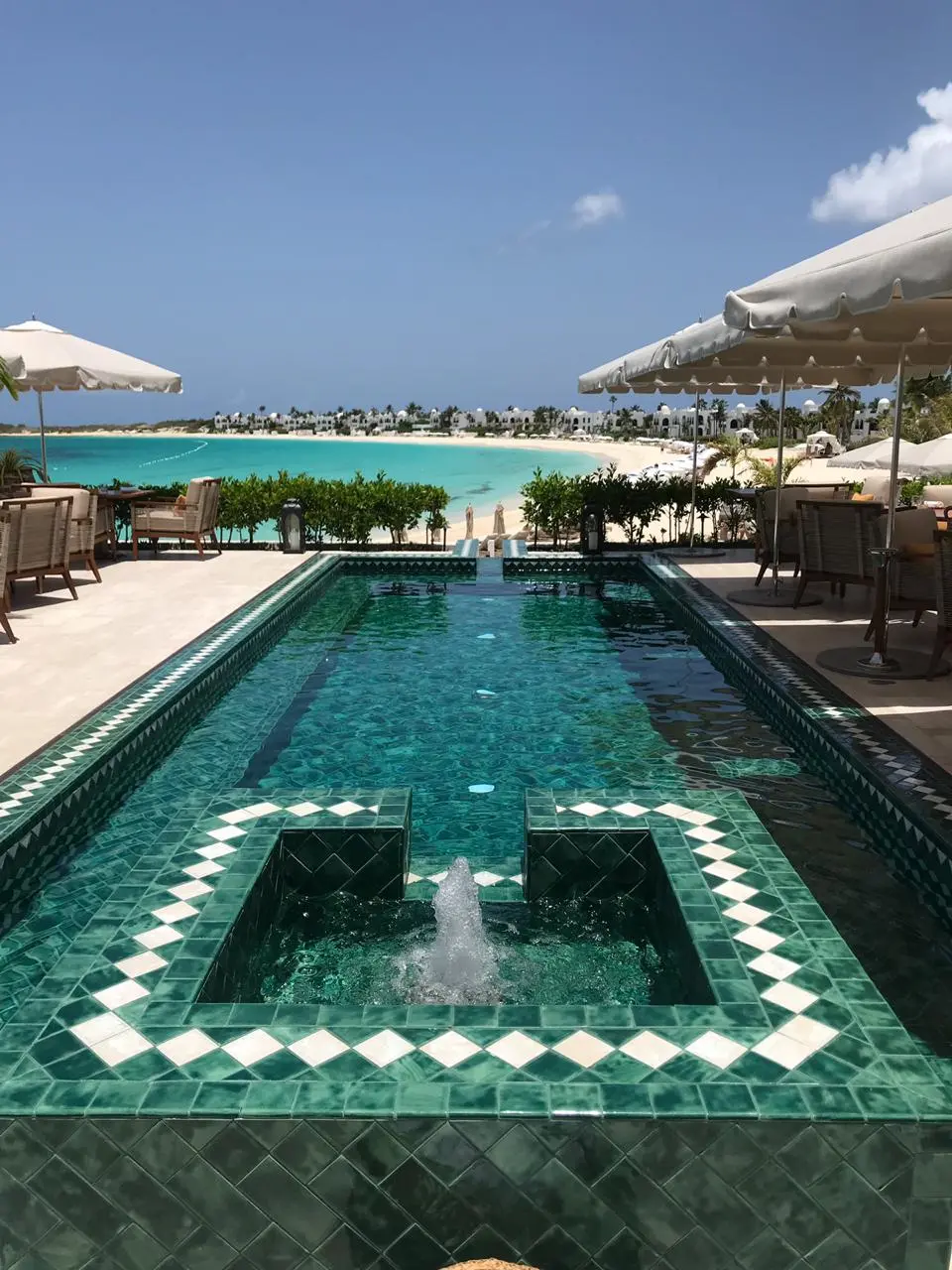 Hotel with a pool in St Barths