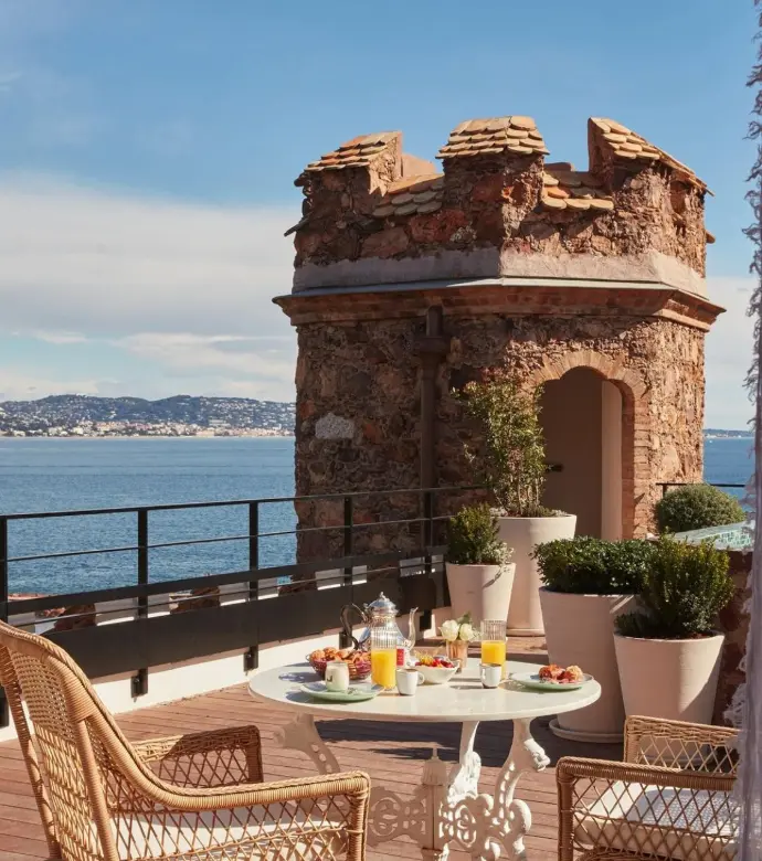 Chateau de Theoule Breakfast