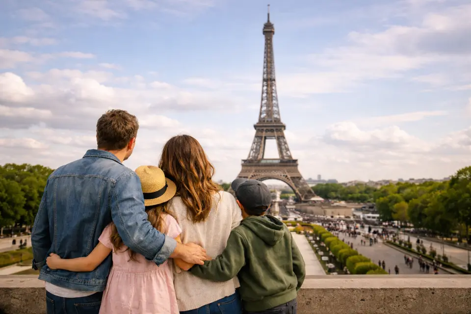 family trip in europe - Paris 